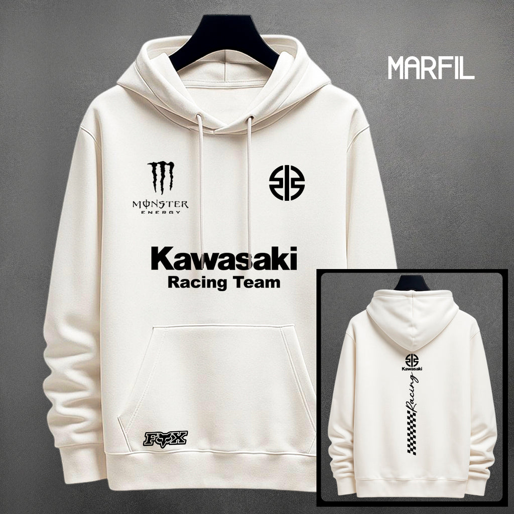 Buzo con Capota Kawasaki – Diseño Deportivo Estampado
