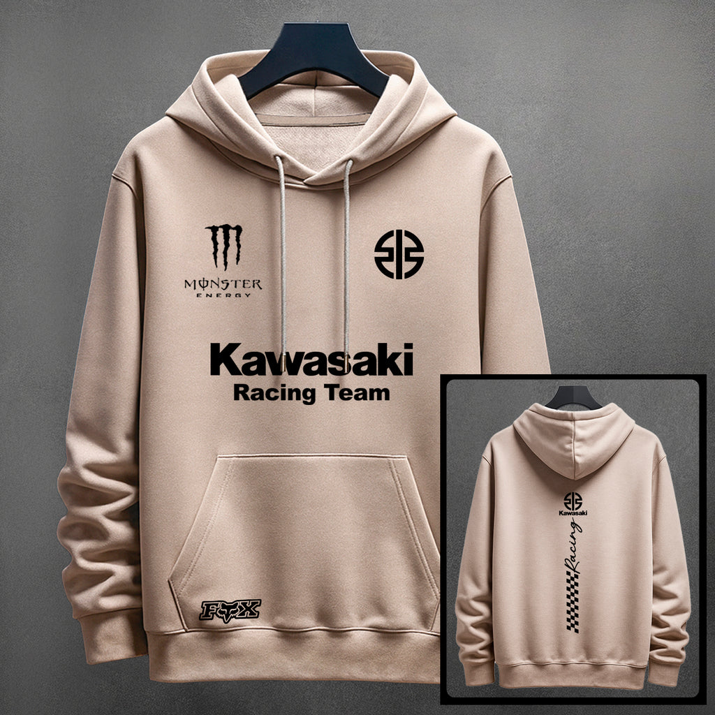 Buzo con Capota Kawasaki – Diseño Deportivo Estampado