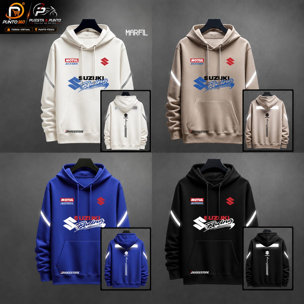 Buzo de Diseño Exclusivo con Capota – Suzuki
